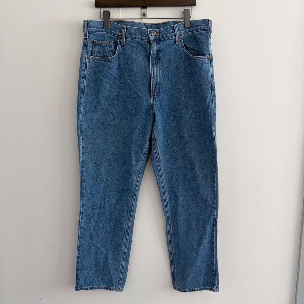 Carhartt B18 STW Straight Fit Blue Denim Jeans 38x30 BD0018-M